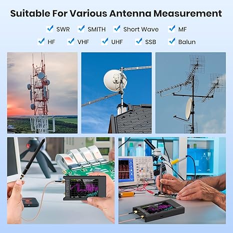 NanoVNA-H4 Vector Network Analyzer with 32GB Card 7 NanoVNA-H4 Vector Network Analyzer with 32GB Card - Image 7