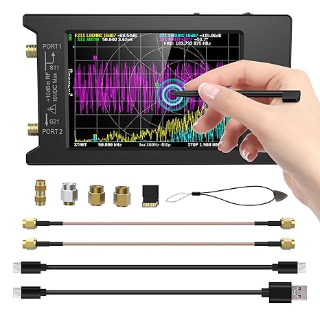 NanoVNA-H4 Vector Network Analyzer with 32GB Card 1 NanoVNA-H4 Vector Network Analyzer with 32GB Card