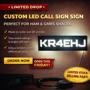 Custom LED Call Sign– HAM & GMRS Upgrade Your Shack