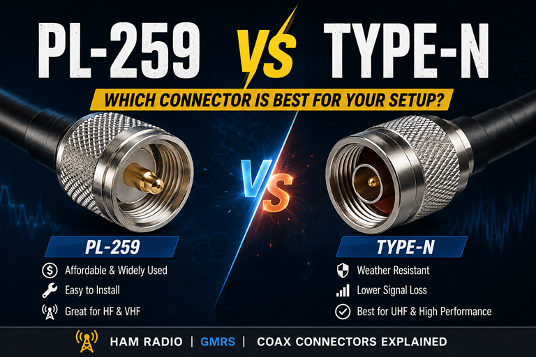 PL259 vs Type N Connectors